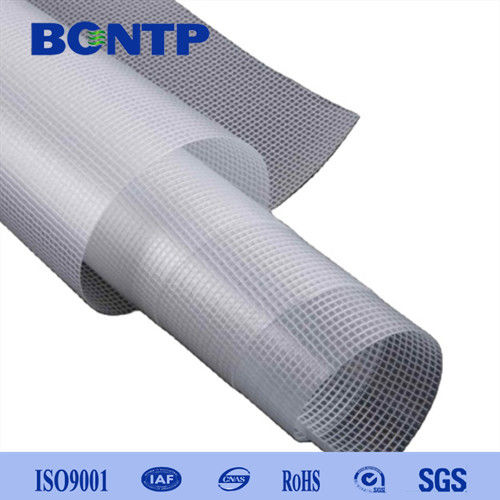 Rain Resistant PVC Transparent Mesh Tarp PVC Clear Tarpaulin