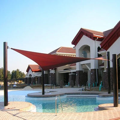 Outdoor Sun Shade Sail HDPE Waterproof Outside Shade UV Stabilized Triangle Rectangle Shade Sails Awnings Patio Garden C