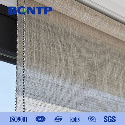 5% keterbukaan tabir surya Mesh Roller Shade Fabric Roller Blinds komersial