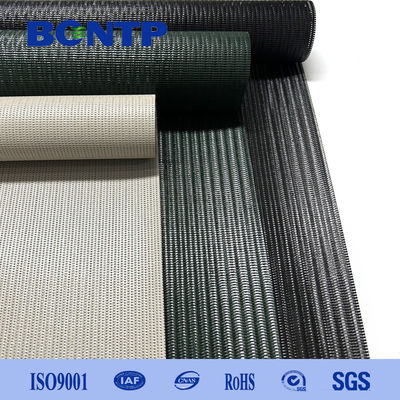 Faktor keterbukaan 530gsm Tahan Matahari Mesh Blinds Kain Tahan Matahari Kain untuk Roller Blind